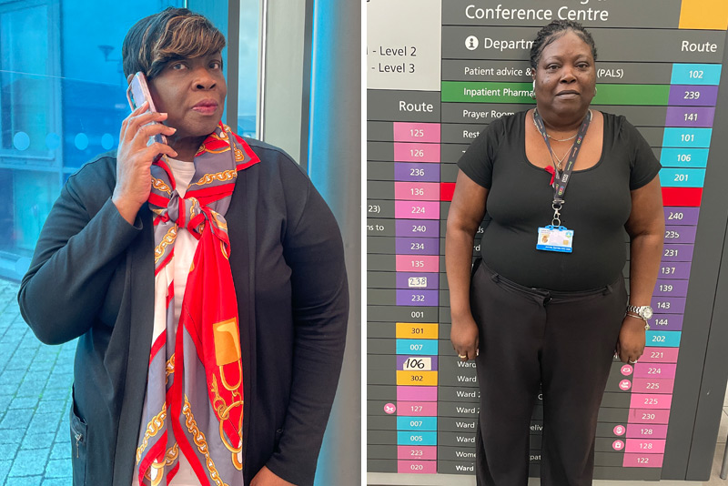 Angela Cope and Claudette Wright