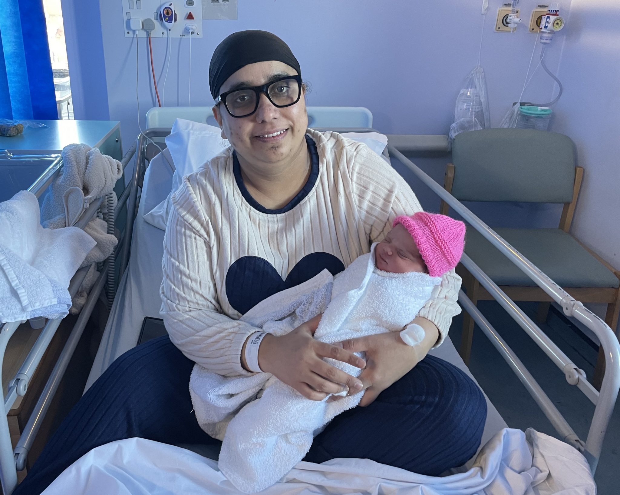 Baby Rehmat with mum Harmanjeet