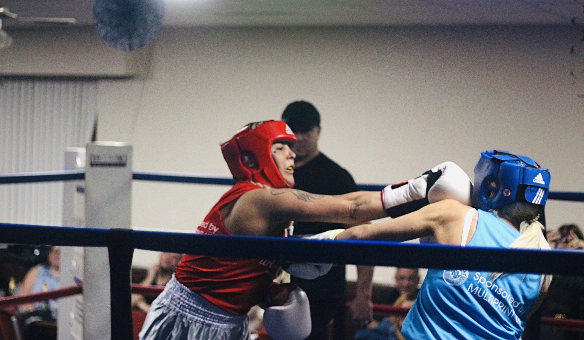Boxers in action at a previous event