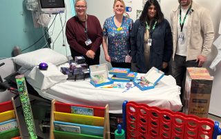 Lloyds fundraisers hand over toys